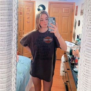 oversized Harley-davidson t-shirt